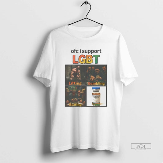 Official Ofc I Support Lgbt Lifting Gambling Betting Tate - clothing by TeeHivey.com