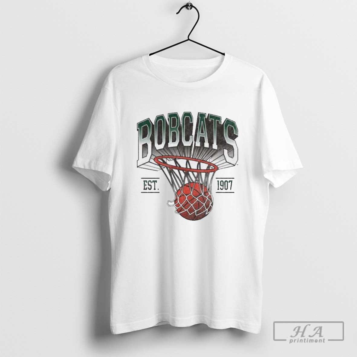 Official Ohio Bobcats 90s Vintage Basketball - clothing by TeeHivey.com