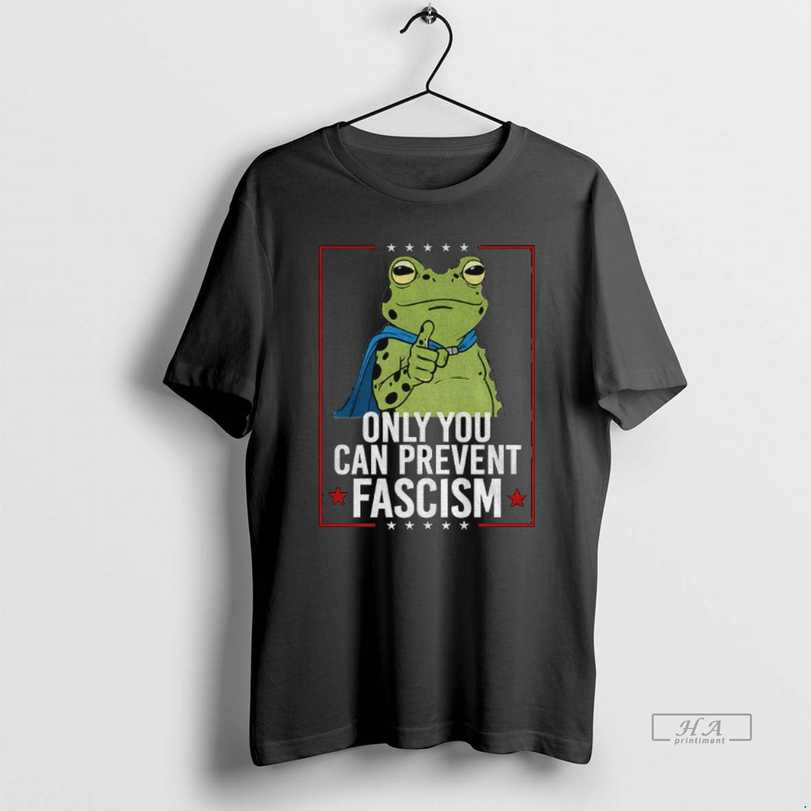 Official Only You Can Prevent Fascism Frog Anti Ice - clothing by TeeHivey.com