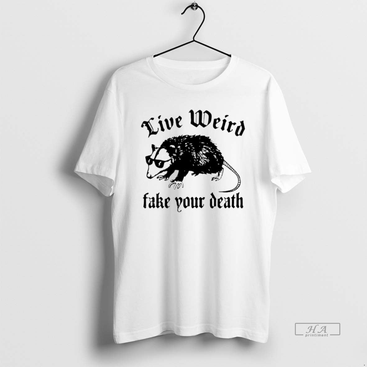 Official Opossum Live Weird Fake Your Death - clothing by TeeHivey.com