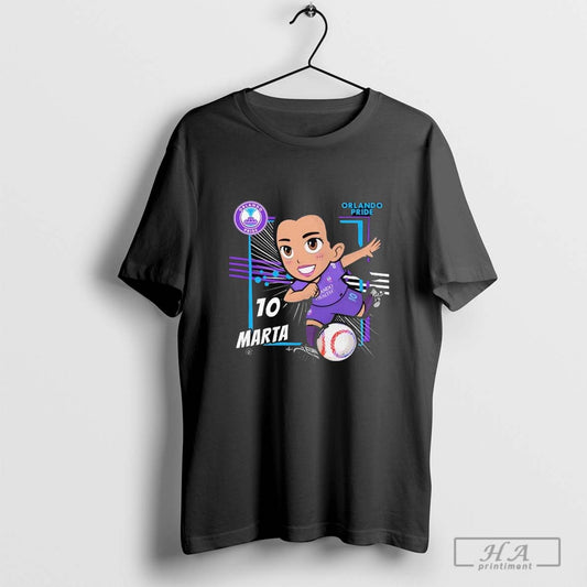 Official Orlando Pride Youth Marta 10 Chibi - clothing by TeeHivey.com