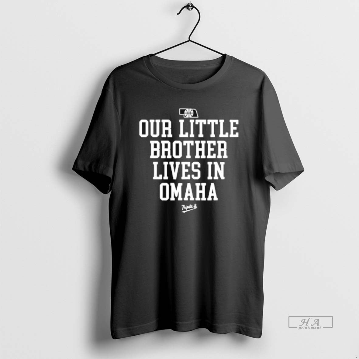 Official Our Little Brother Lives In Omaha State Graphic - clothing by TeeHivey.com