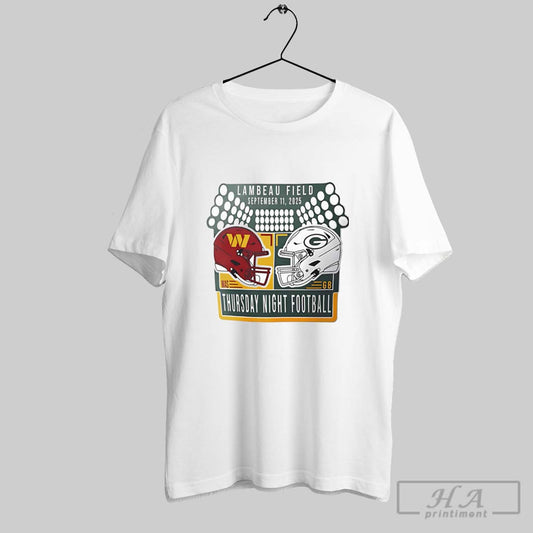 Official Packers Vs Commanders 9 11 Match Up - clothing by TeeHivey.com