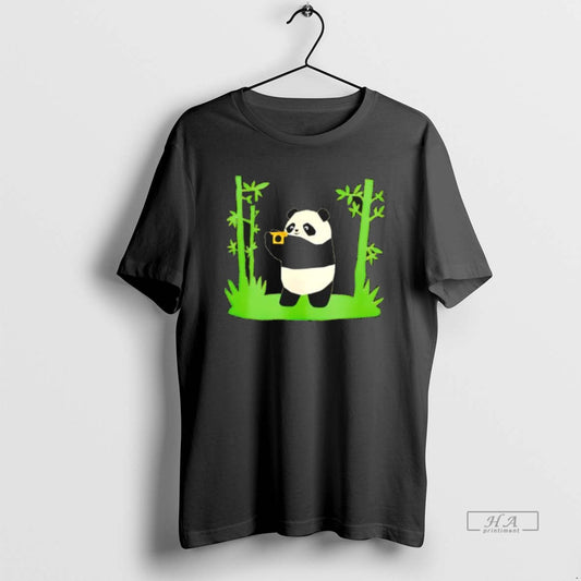 Official Panda Holding The Camera Cartoon Black - clothing by TeeHivey.com