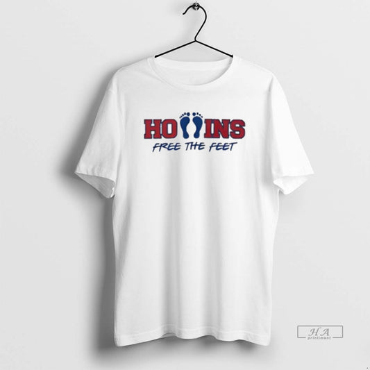Official Patriots Mack Hollins Free The Feet - clothing by TeeHivey.com