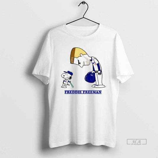 Official Peanuts And Freddie Freeman Los Angeles Dodgers Mlb Baseball 2025 - clothing by TeeHivey.com
