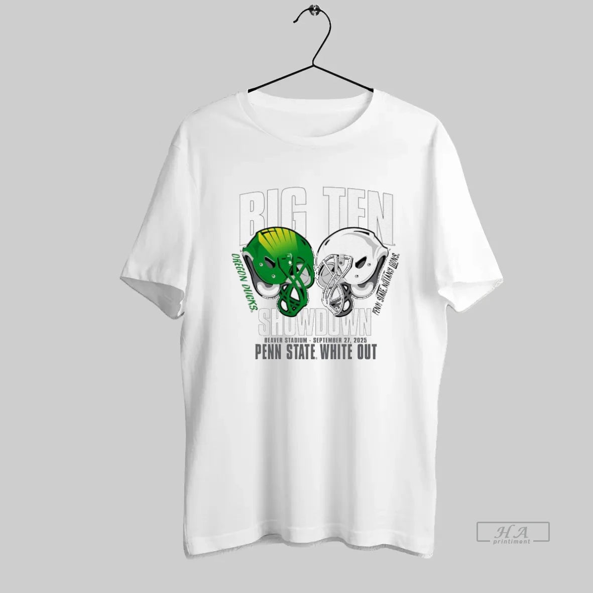 Official Penn State Nittany Lions Dueling Oregon Duckcs Big Ten 2025 White Out - clothing by TeeHivey.com