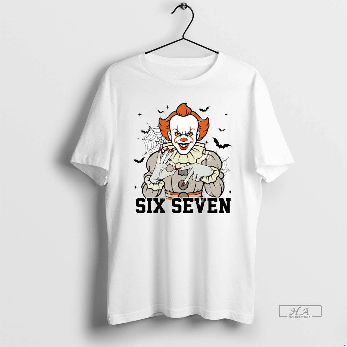 Official Pennywise Six 6 7 Six Seven Halloween - clothing by TeeHivey.com