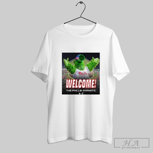 Official Philadelphia Phillies Vs New York Mets Mlb Welcome The Phillie Phanatic Mascot - clothing by TeeHivey.com