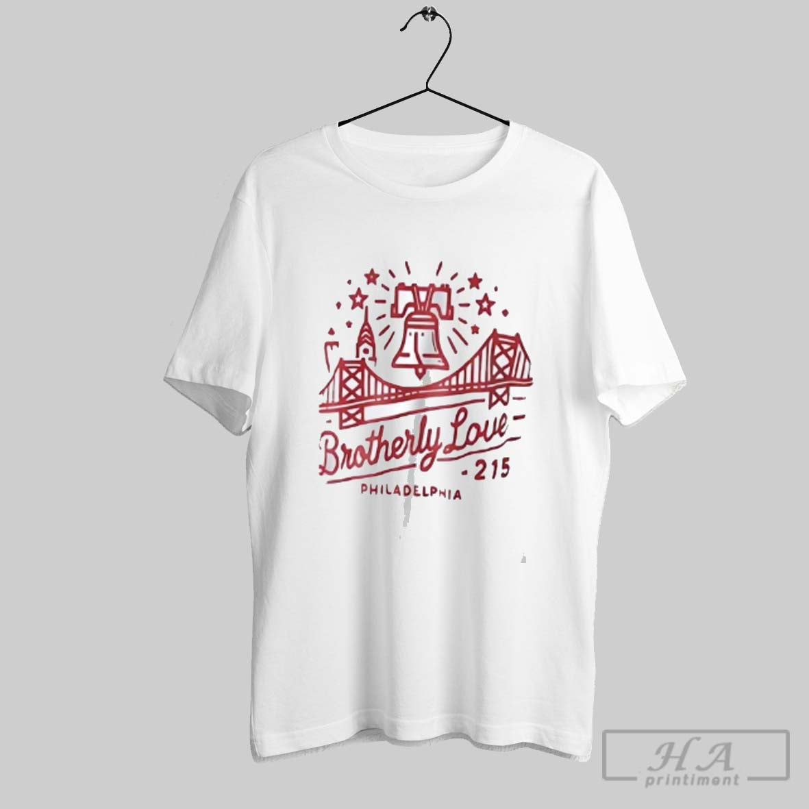 Official Philadelphia Brotherly Love 215 Cityscape - clothing by TeeHivey.com