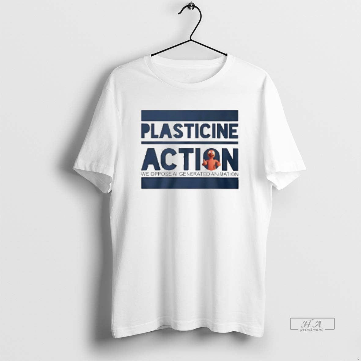 Official Plasticine Action We Oppose Ai Generated Animation - clothing by TeeHivey.com