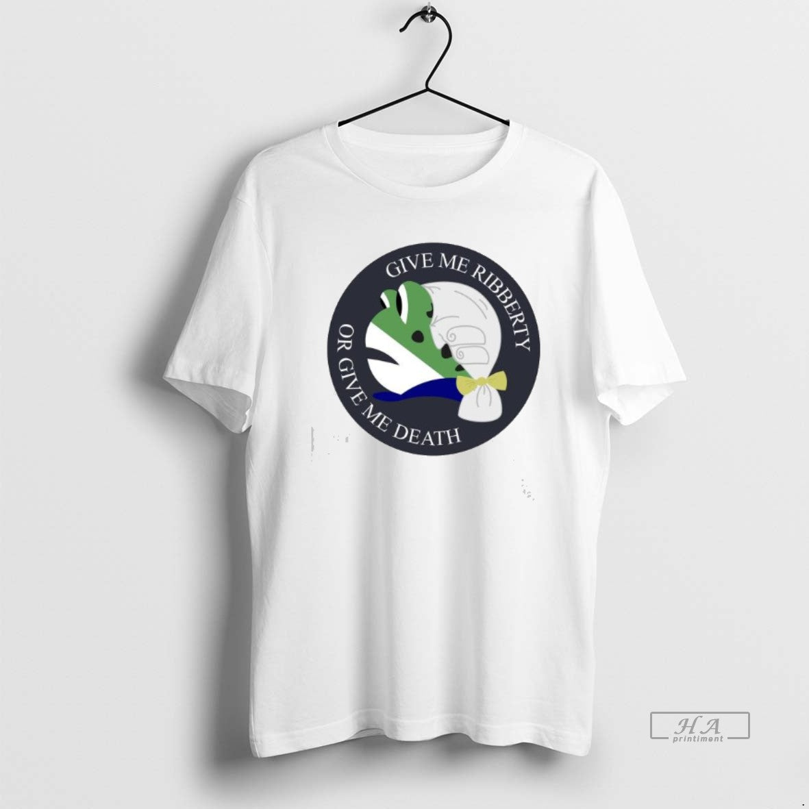 Official Portland Frog Give Me Ribberty Or Give Me Death - clothing by TeeHivey.com