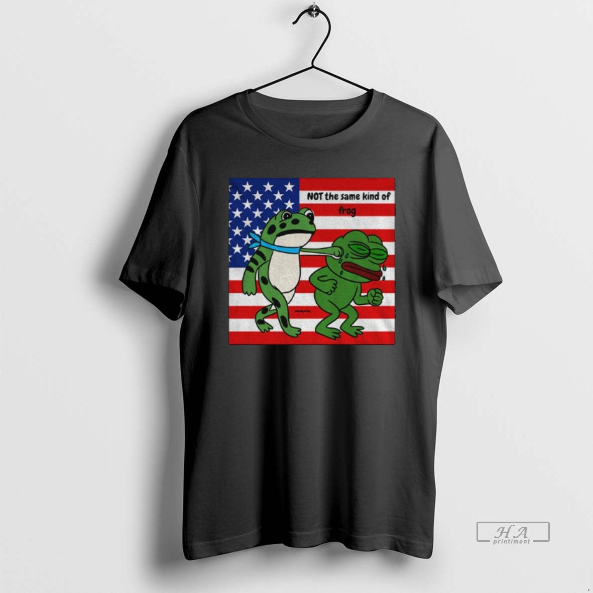 Official Portland Frog Punch Pepe Frog Not The Same Kind Of Frog American Flag - clothing by TeeHivey.com