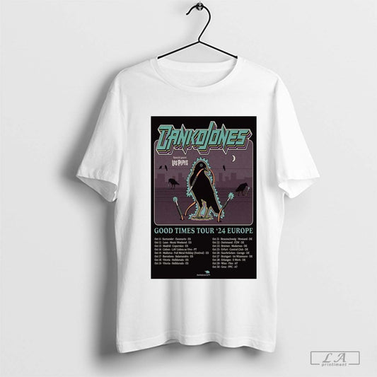Poster Danko Jones Good Time Tour 2024 Europe Special Guest Los Peres - clothing by TeeHivey.com