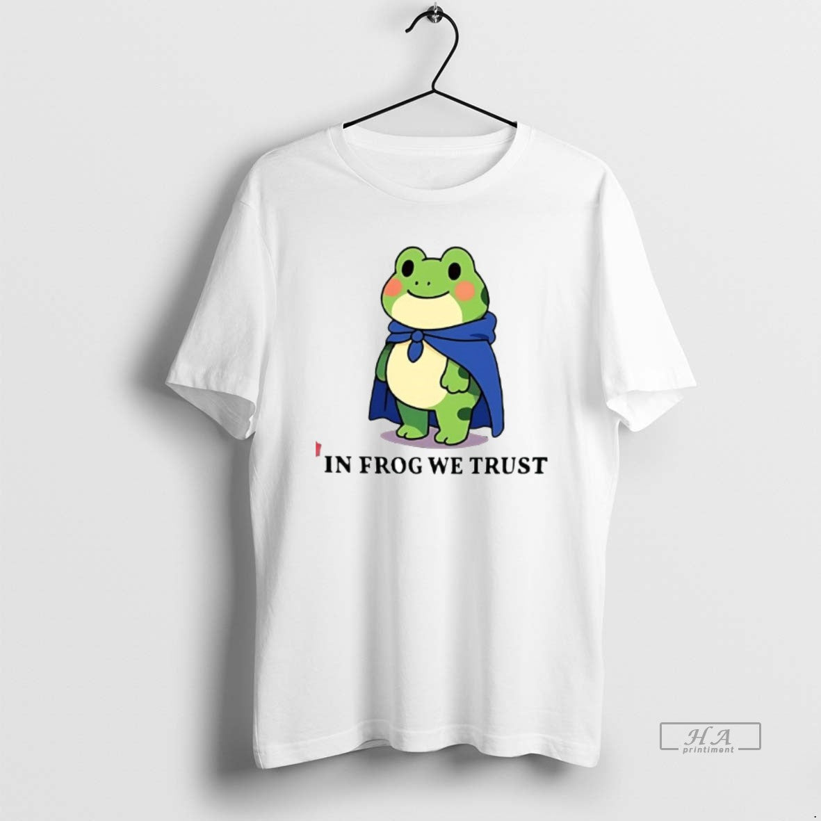 Official Premium In Frog We Trust Cute Activist Frog - clothing by TeeHivey.com