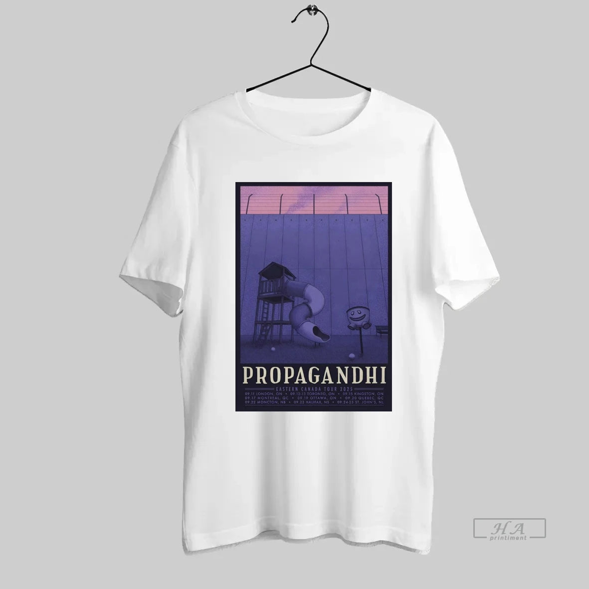 Official Propagandhi 2025 Eastern Canada Tour September 11 24 2025 - clothing by TeeHivey.com