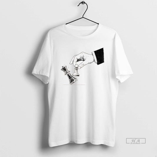 Official Protest Chess Pawn Knocks Down King No Kings In America - clothing by TeeHivey.com