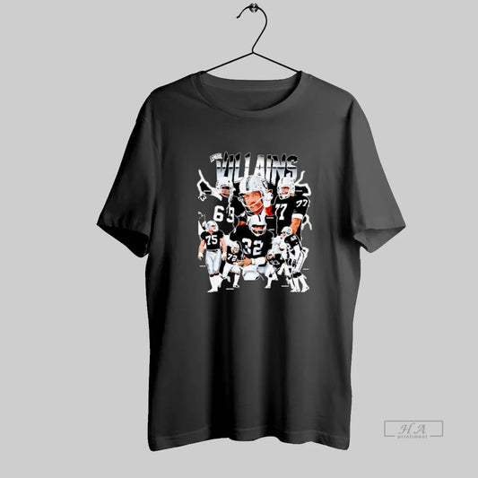 Official Raiders League Villains Football Players Vintage - clothing by TeeHivey.com