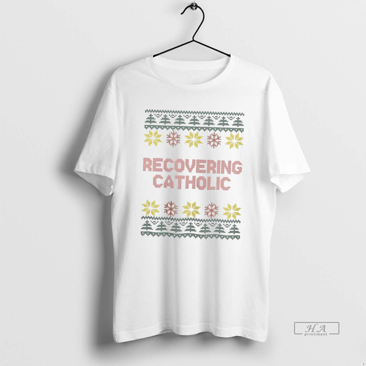Official Recovering Catholic Christmas Ugly - clothing by TeeHivey.com