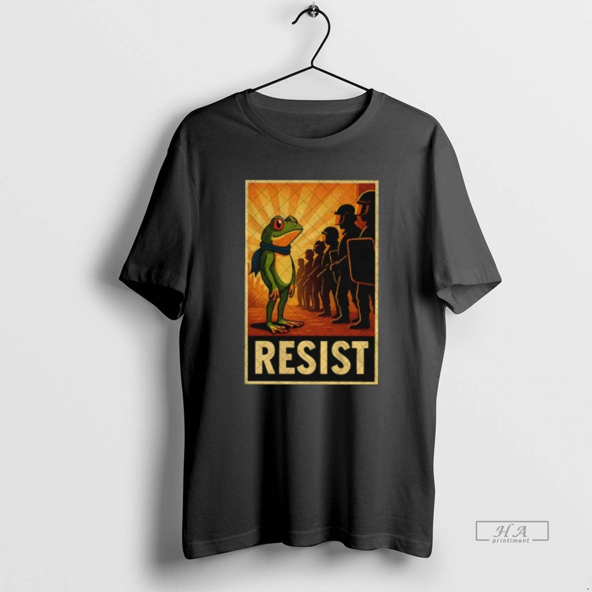 Official Resist Portland Frog I Stand With Frog Anti Fascism Anti Trump - clothing by TeeHivey.com