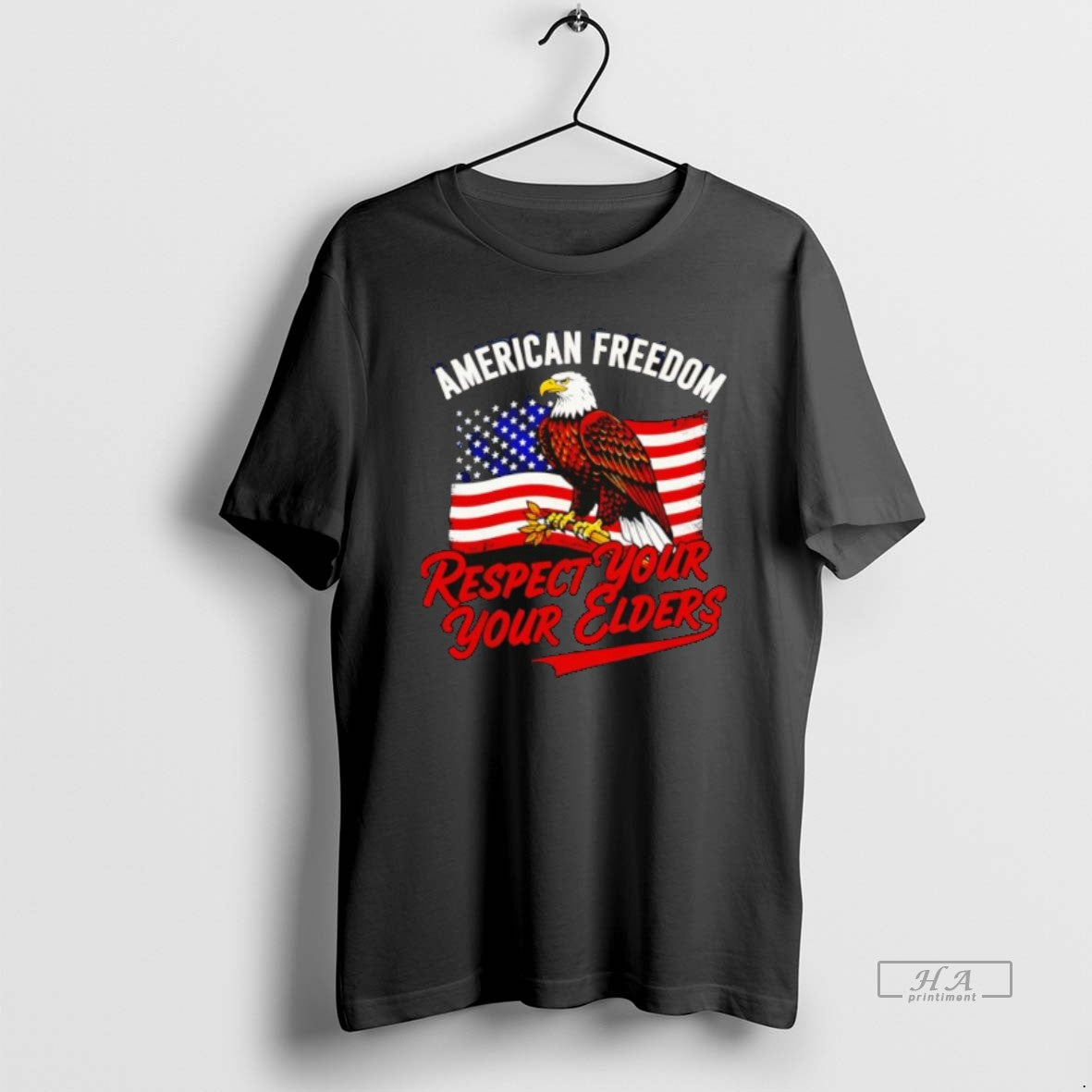 Official Respect Your Elders American Freedom Patriotic Graphic - clothing by TeeHivey.com
