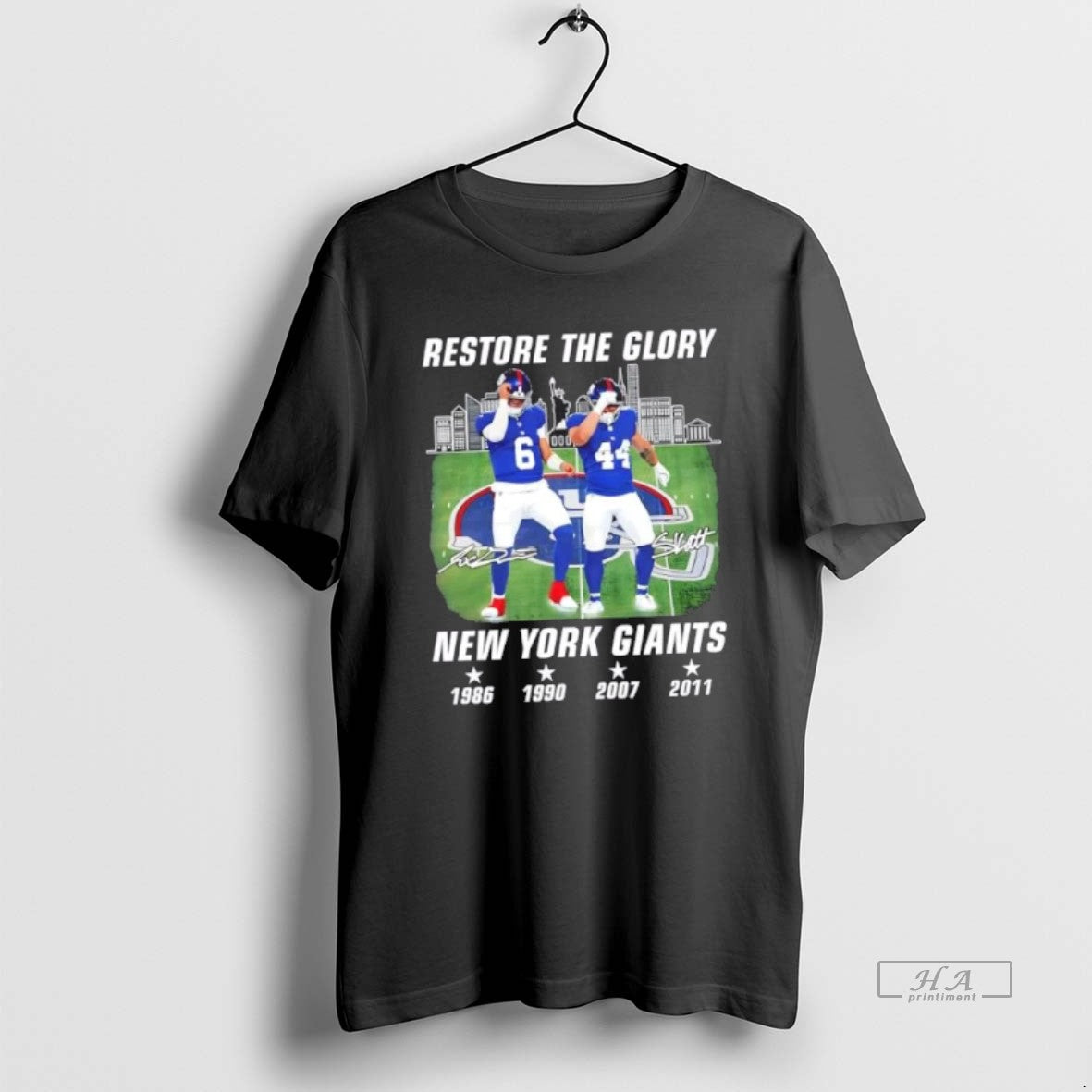 Official Restore The Glory New York Giants Jaxson Dart And Cam Skattebo Dance Signatures - clothing by TeeHivey.com