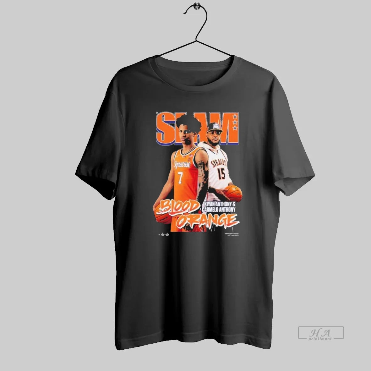 Official Slam Kiyan Carmelo Anthony Blood Orange - clothing by TeeHivey.com