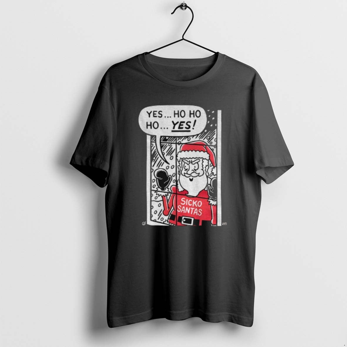 Official Santa Sickos Yes Ho Ho Ho Yes Merry Christmas - clothing by TeeHivey.com