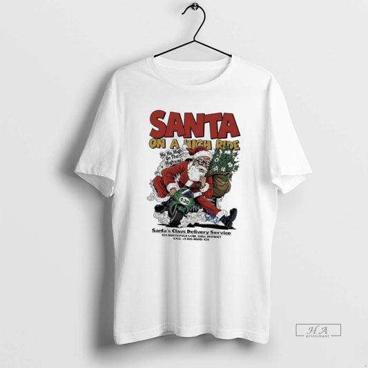 Official Santa On A High Ride Santas Claus Delivery Service - clothing by TeeHivey.com