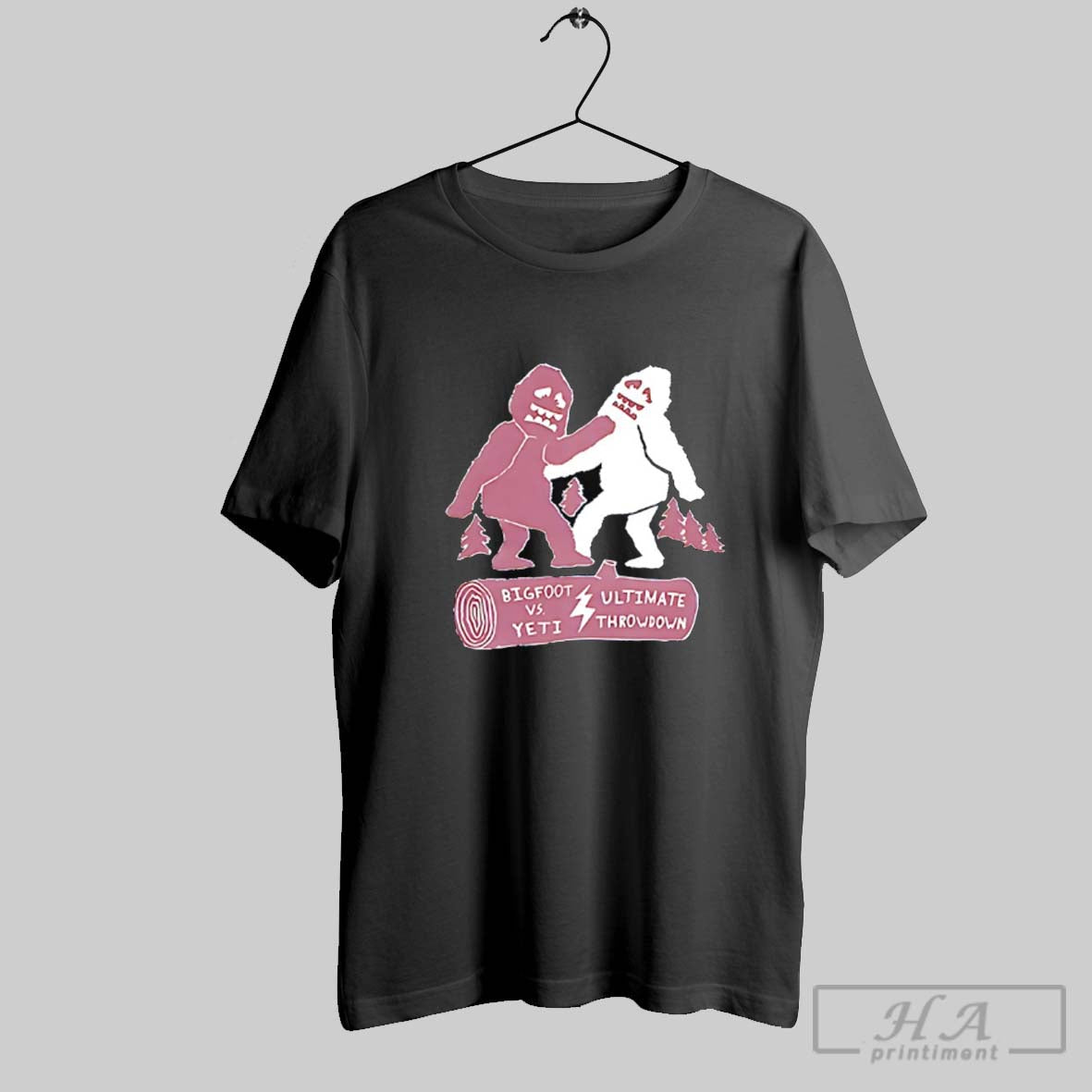 Official Scream Noah Foster Bigfoot Vs Yeti Ultimate Throwdown - clothing by TeeHivey.com