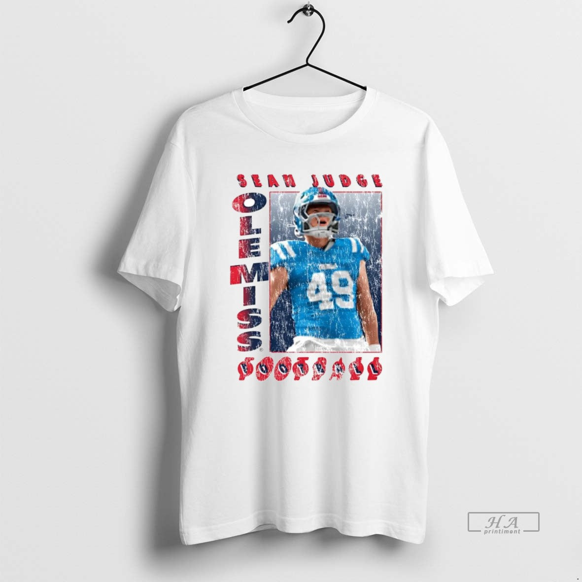 Official Sean Judge Portrait Scream Ole Miss Football - clothing by TeeHivey.com