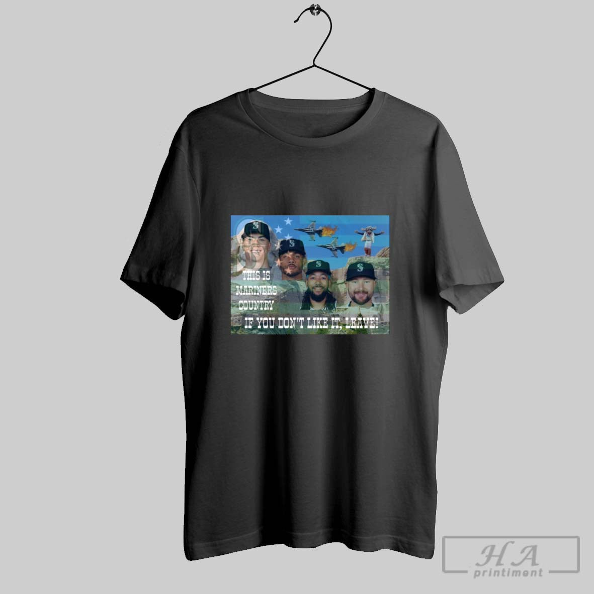 Official Seattle Mariners This Is Mariners Country If You Dont Like It Leave Poster