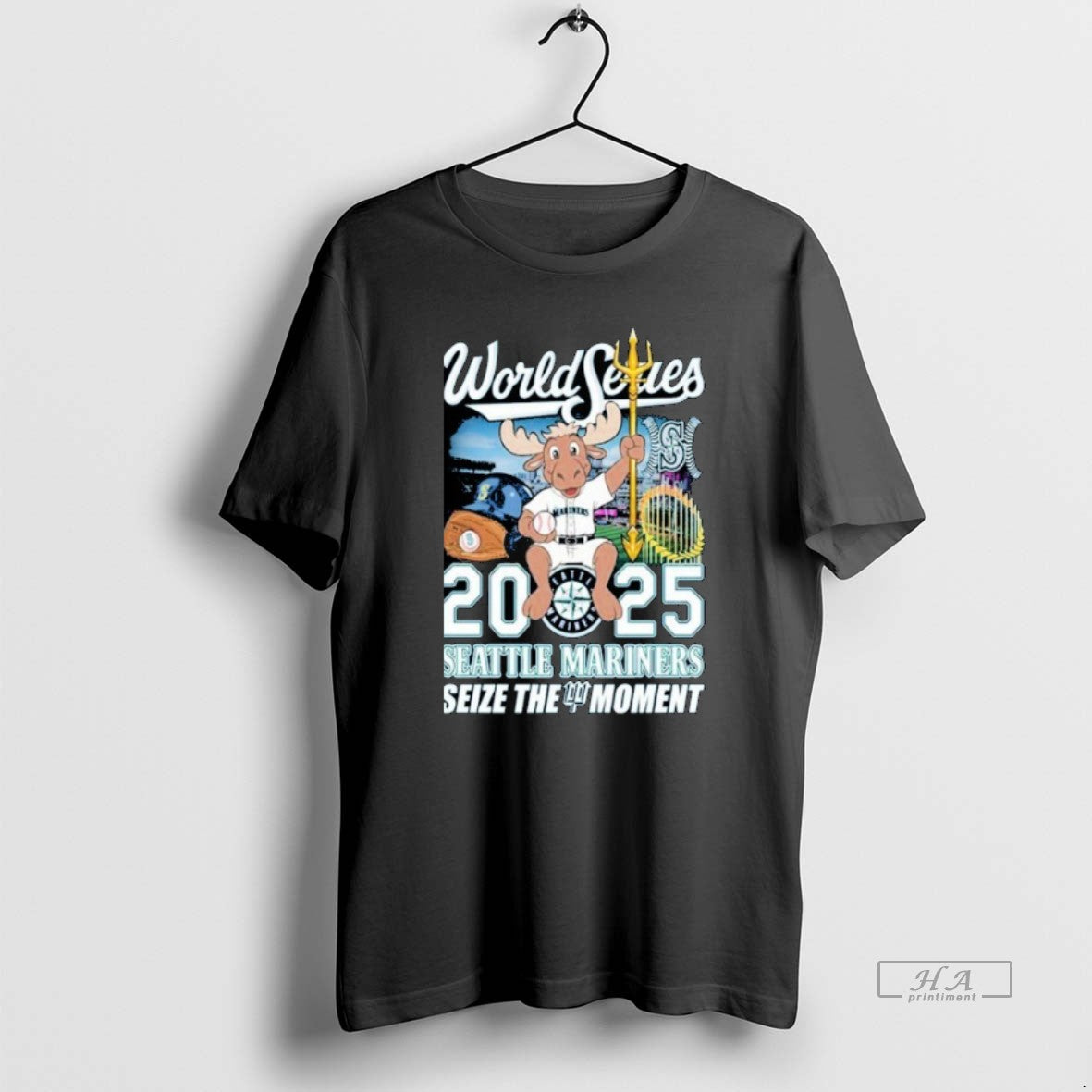 Official Seattle Mariners World Series 2025 Seize The Moment Mascot - clothing by TeeHivey.com