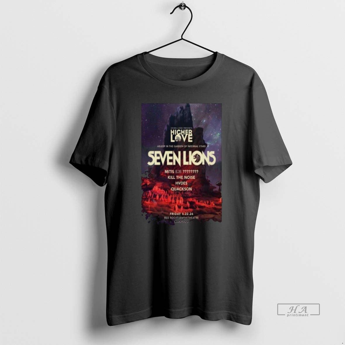 Official Seven Lions May 22 2026 Event Colorado - clothing by TeeHivey.com