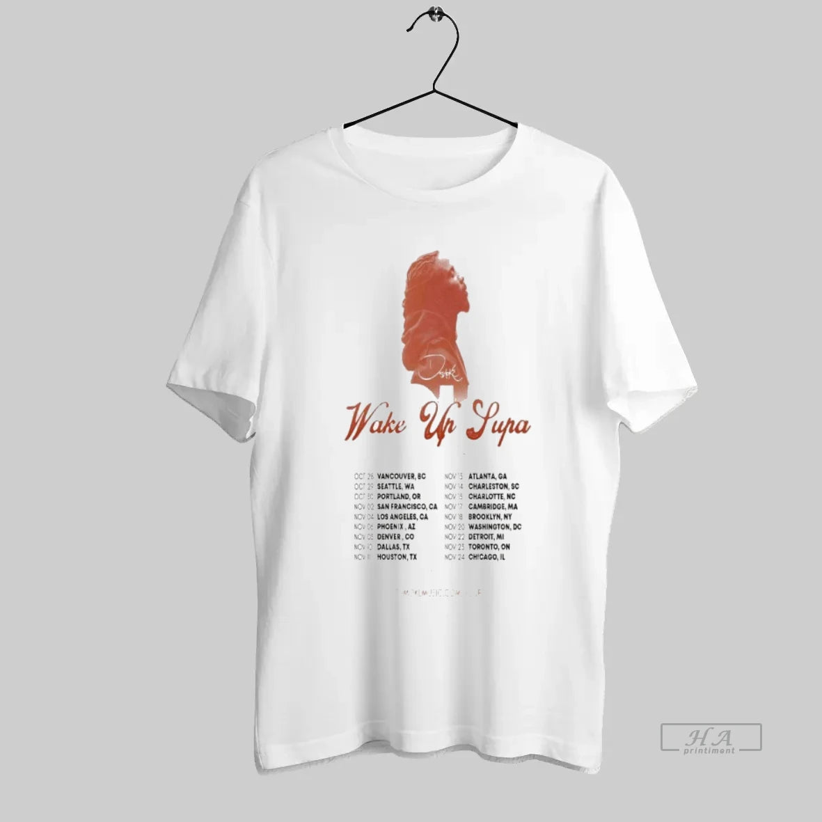 Official Smoke Wake Up Supa Tour 2025 Dates - clothing by TeeHivey.com