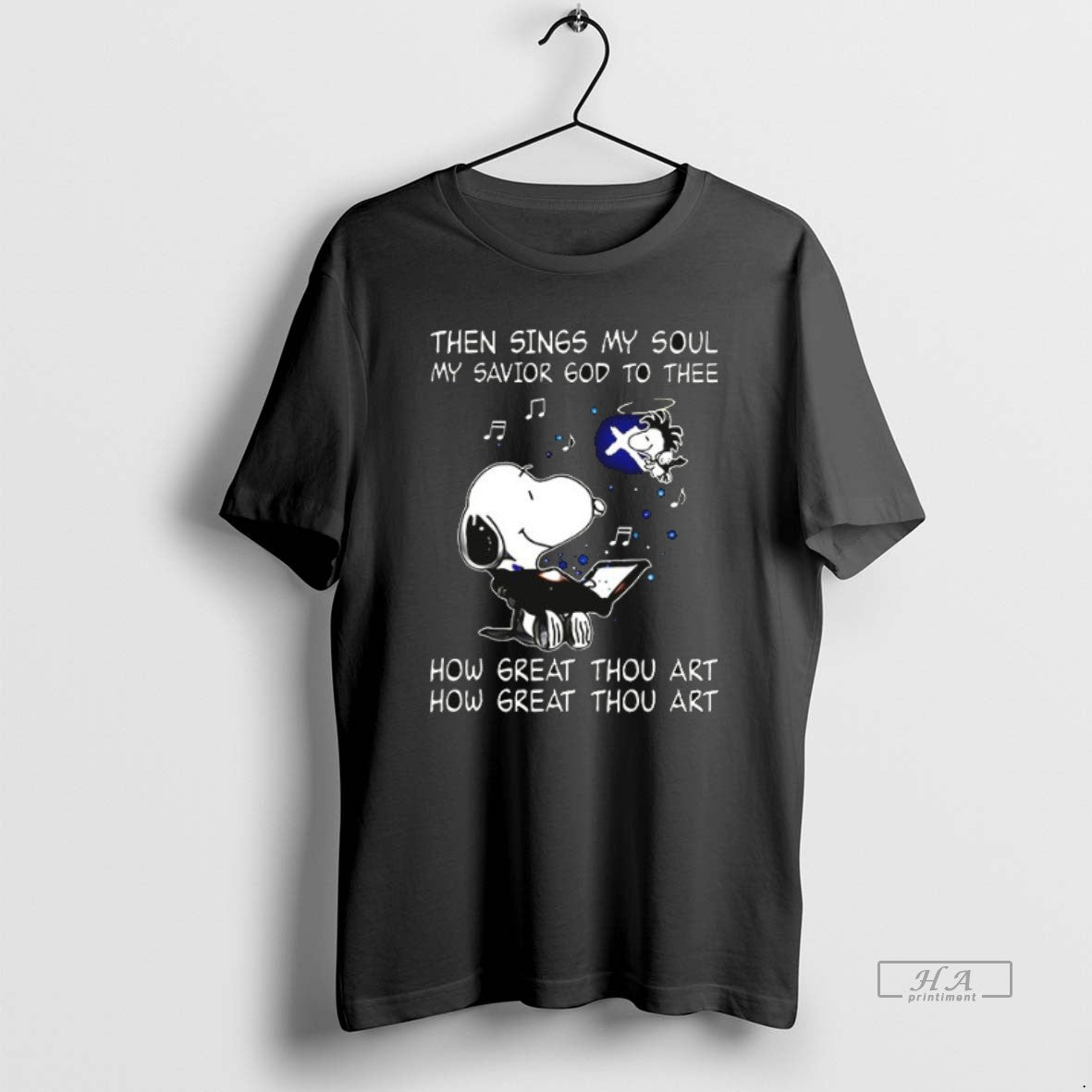 Official Snoppy Sings My Soul My Savior God To Thee How Great Thou Art Ceramic - clothing by TeeHivey.com