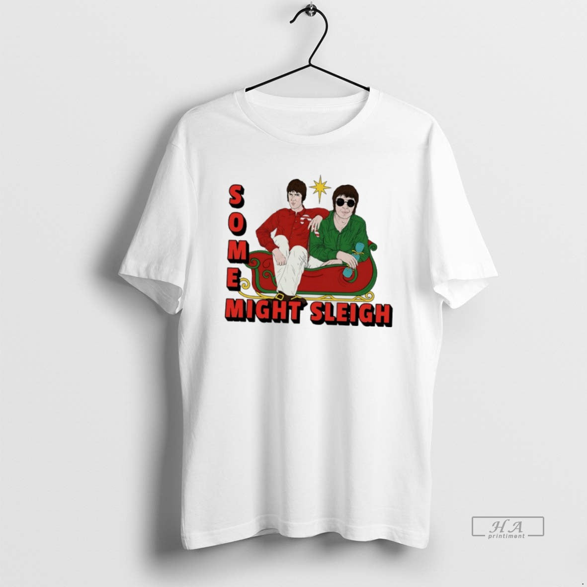 Official Some Might Sleigh Oasis Christmas - clothing by TeeHivey.com