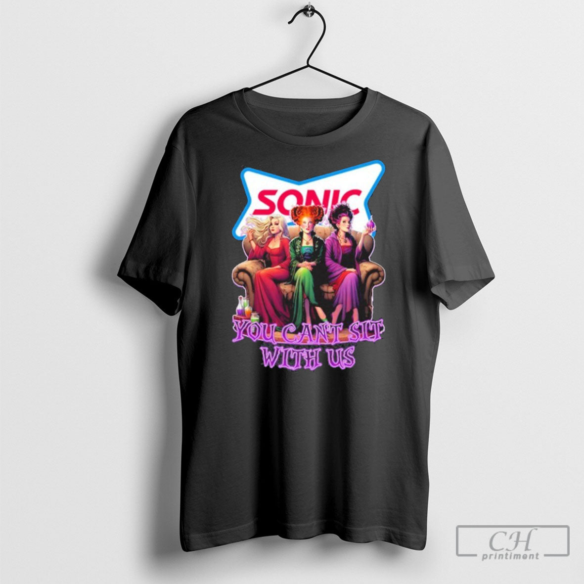 Official Sonic Drive In Hocus Pocus You Cant Sit With Us Halloween Shirt Sweater Tee