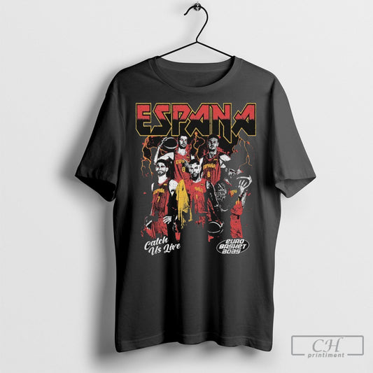 Official Spain Catch Us Live Euro Basket 2025 Sweater