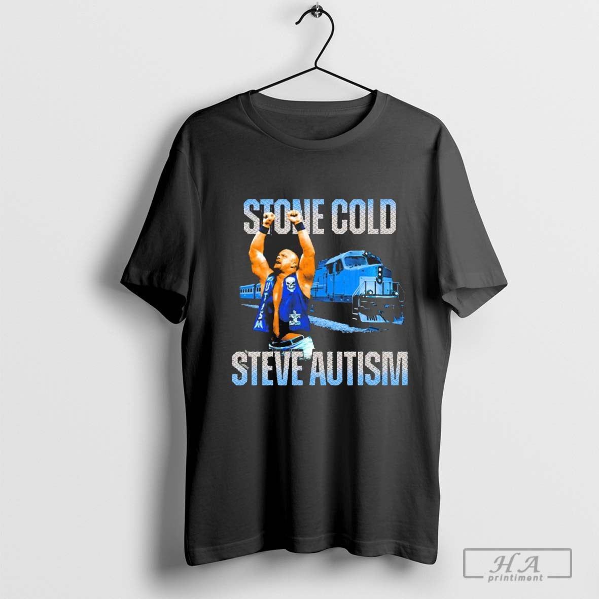 Official Stone Cold Steve Autism Train Graphic - clothing by TeeHivey.com