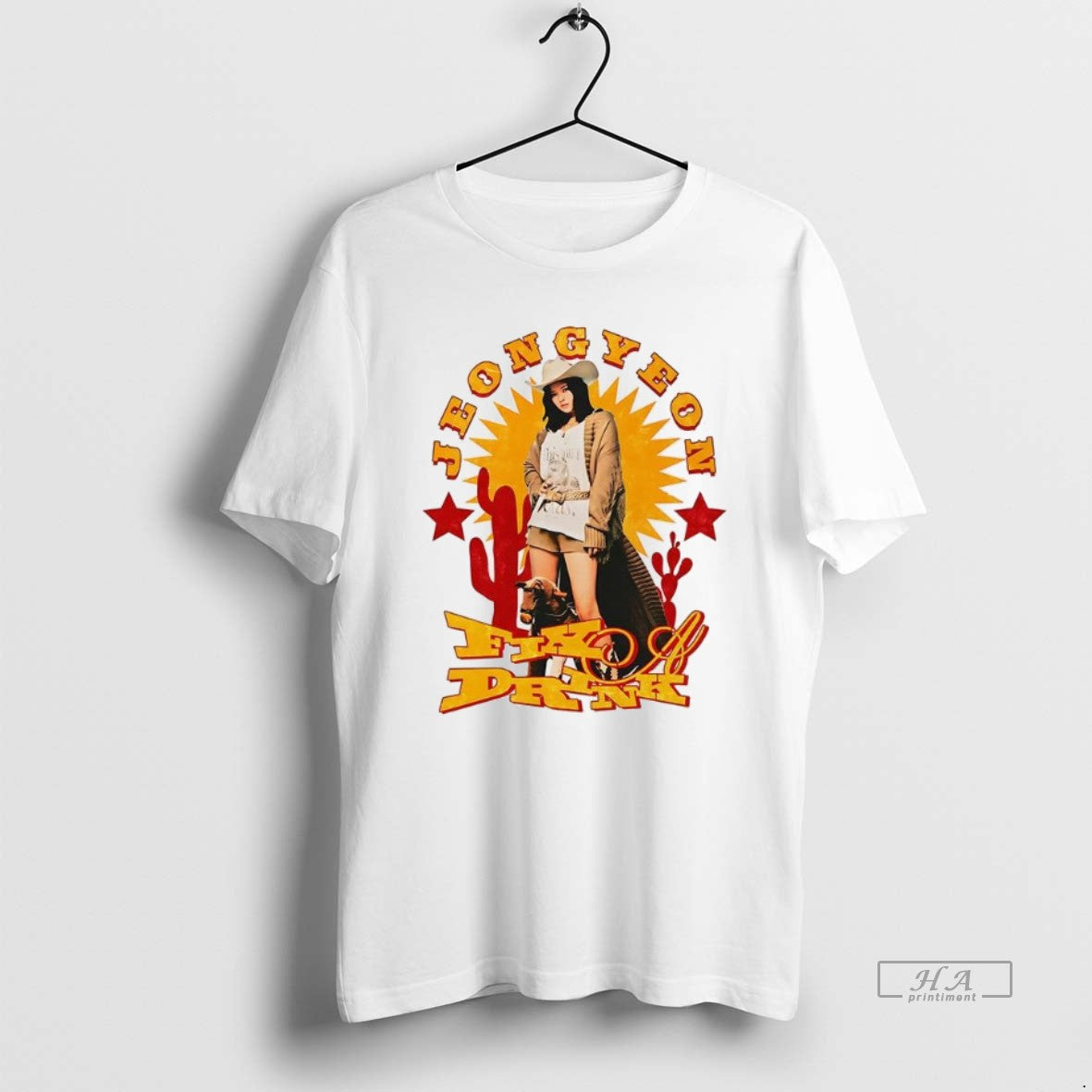 Official Twice Jeongyeon Fix A Drink Cowgirl Vintage - clothing by TeeHivey.com