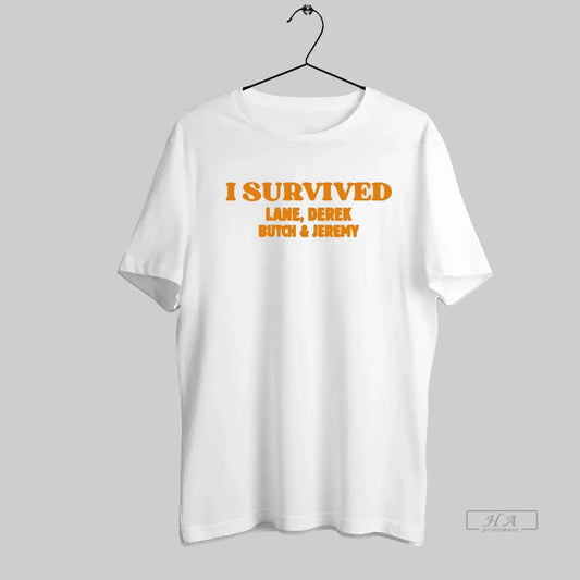 Official Tennessee Vols Coaches I Survived Lane Derek Butch And Jeremy - clothing by TeeHivey.com