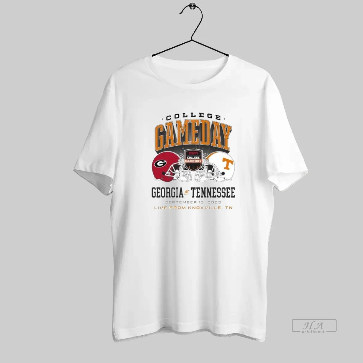 Official Tennessee Volunteers Vs Georgia Bulldogs 2025 College Gameday - clothing by TeeHivey.com