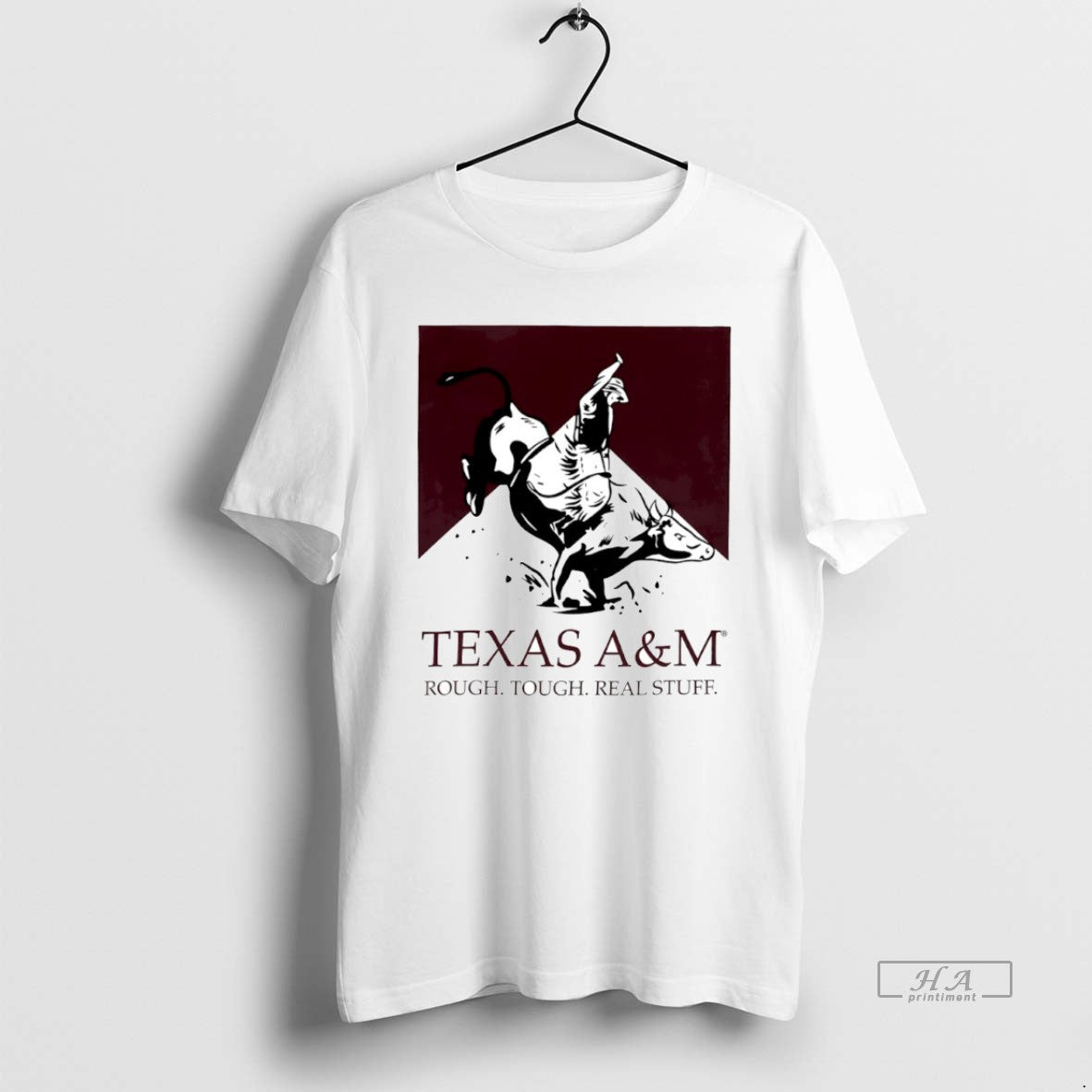 Official Texas A And M Aggies Rough Tough Bull Rider Marlboro Circle - clothing by TeeHivey.com