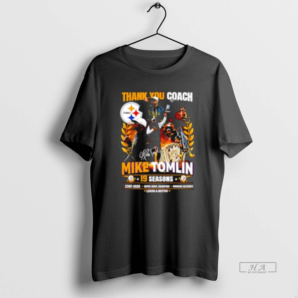 Official Thank You Coach Mike Tomlin 19 Seasons 2007 2025 - clothing by TeeHivey.com