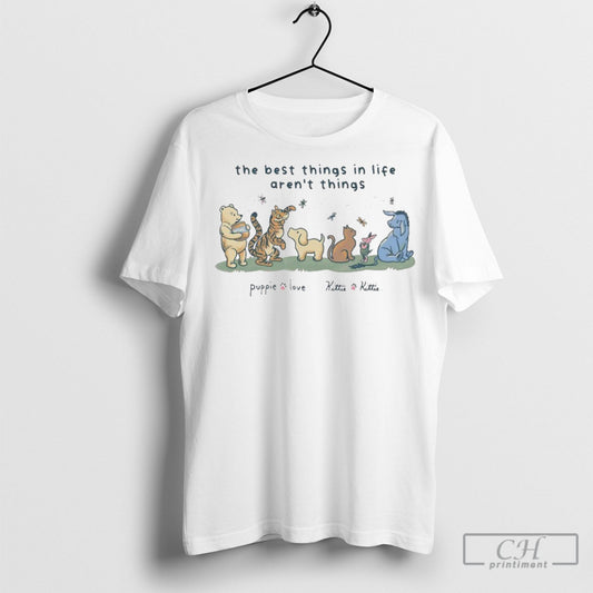 Official The Best Things In Life Arent Things Puppie Shirt Sweater