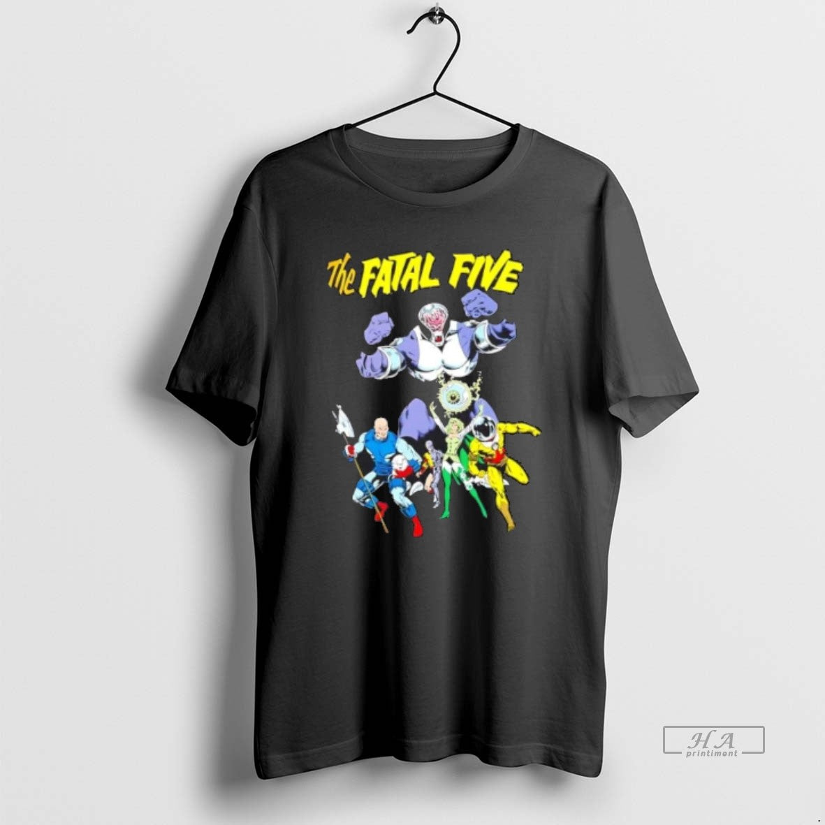 Official The Fatal Five 1967 Cartoon Vintage - clothing by TeeHivey.com