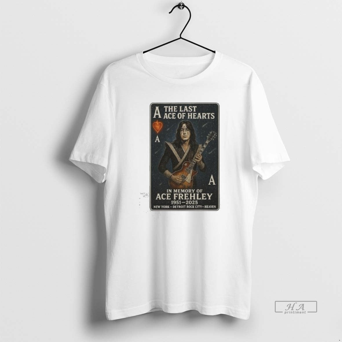 Official The Last Ace Of Hearts In Memory Of Ace Frehley 1951 2025 - clothing by TeeHivey.com