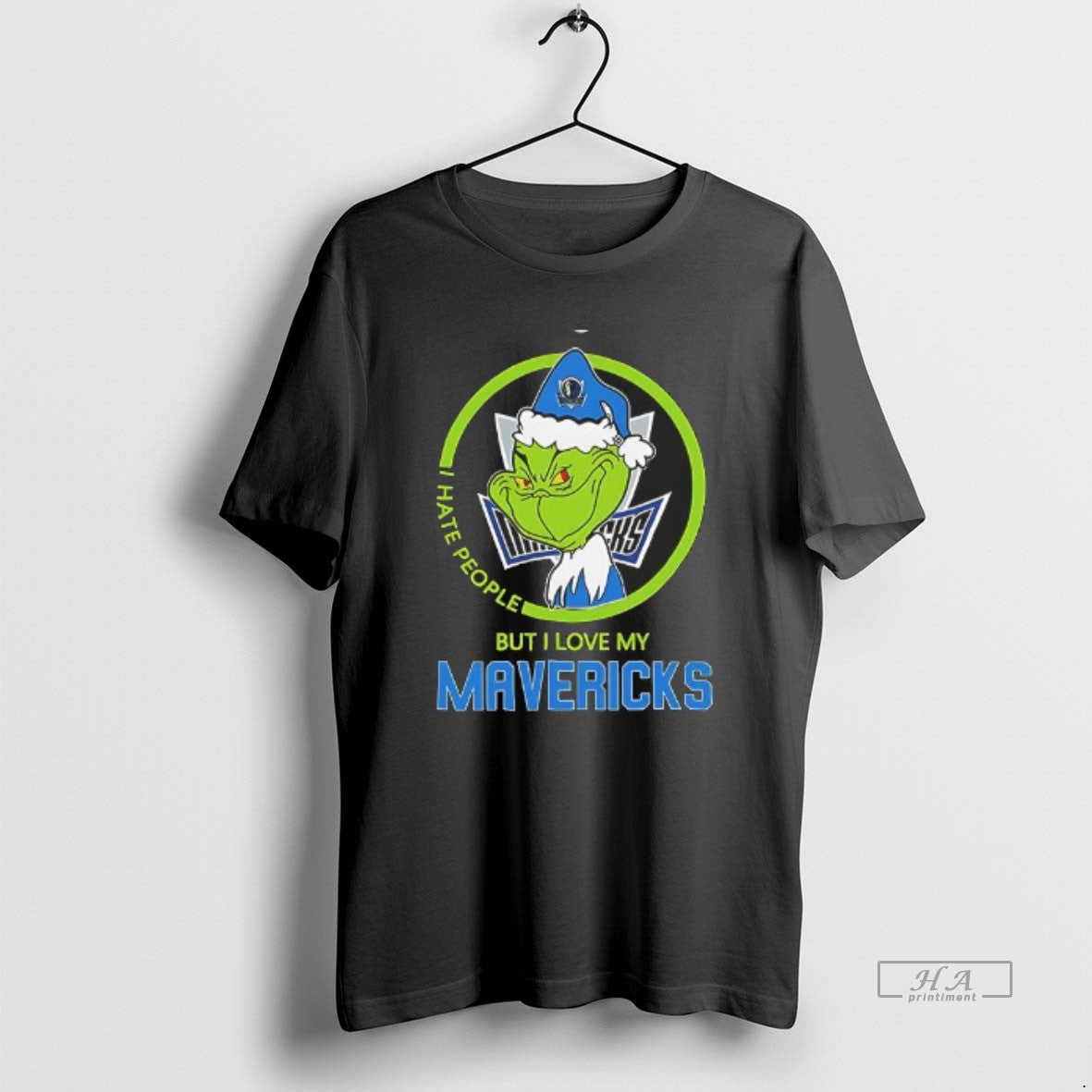Official The Grinch I Hate People But I Love My Dallas Mavericks - clothing by TeeHivey.com