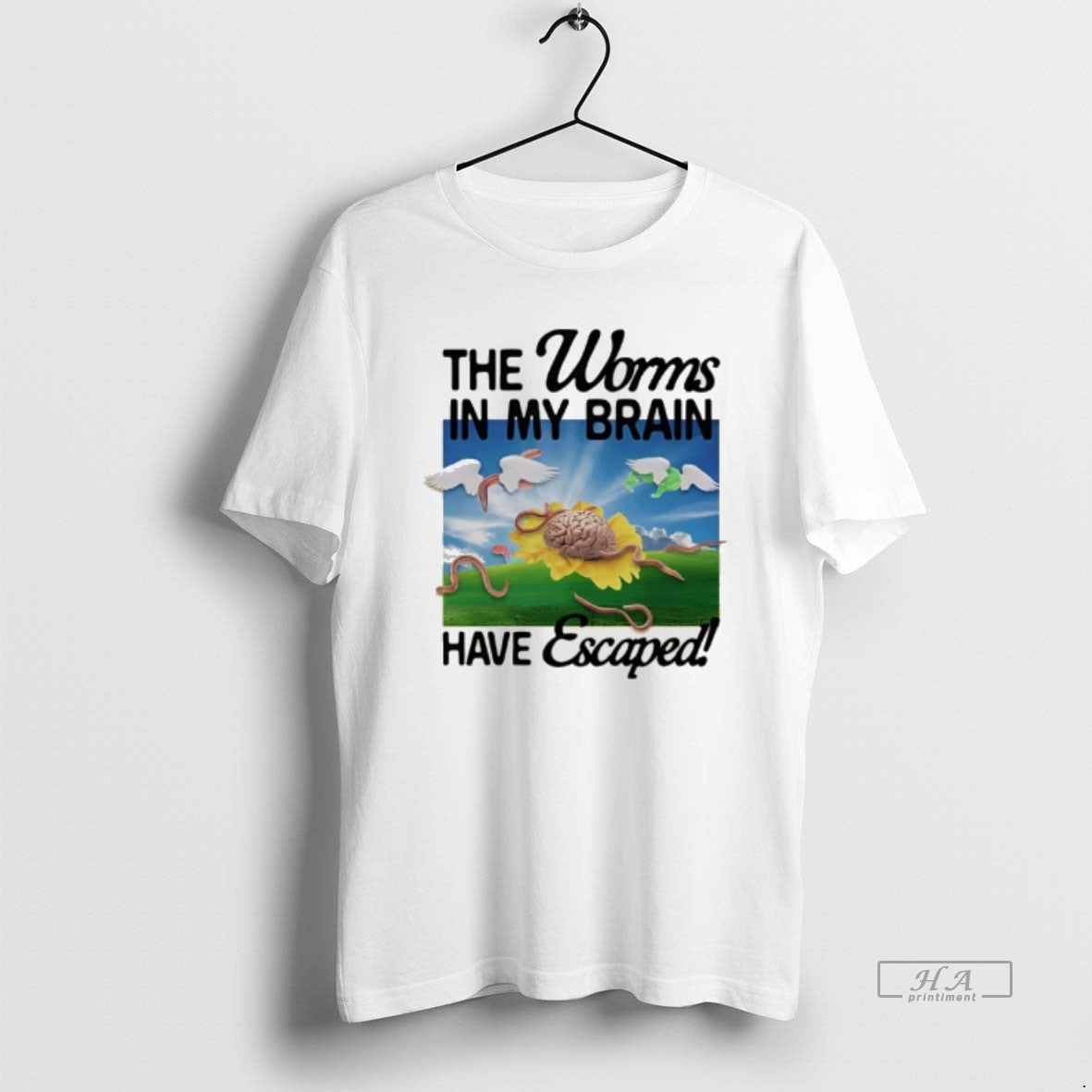 Official The Worms In My Brain Have Escaped - clothing by TeeHivey.com